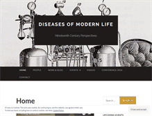 Tablet Screenshot of diseasesofmodernlife.org